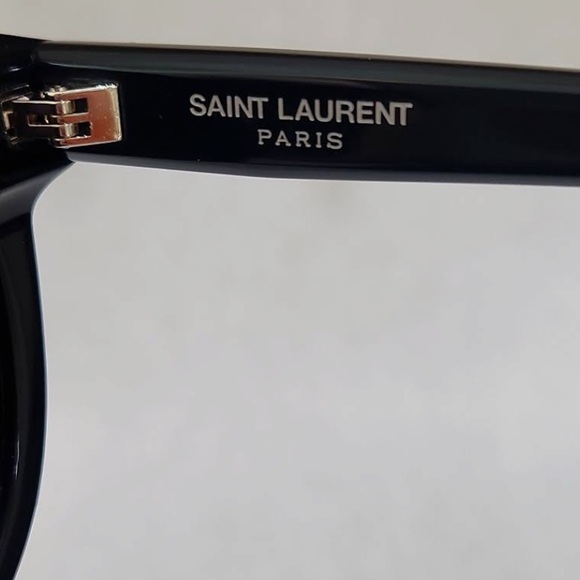 YSL SUNGLASSES Saint Laurent Black Sunnies with CASE AUTHENTIC - Picture 12 of 12